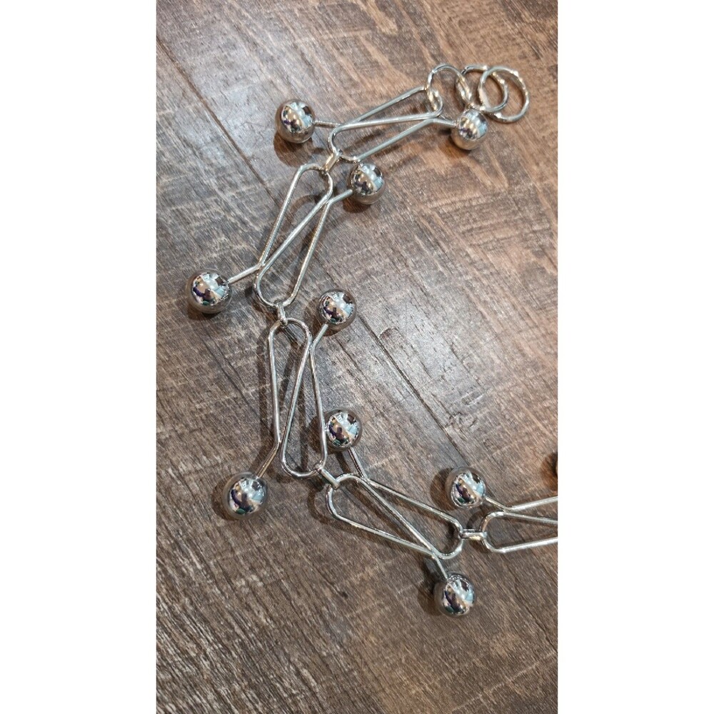 Silver Modern Gothic Punk Choker Necklace - Picture 2 of 4